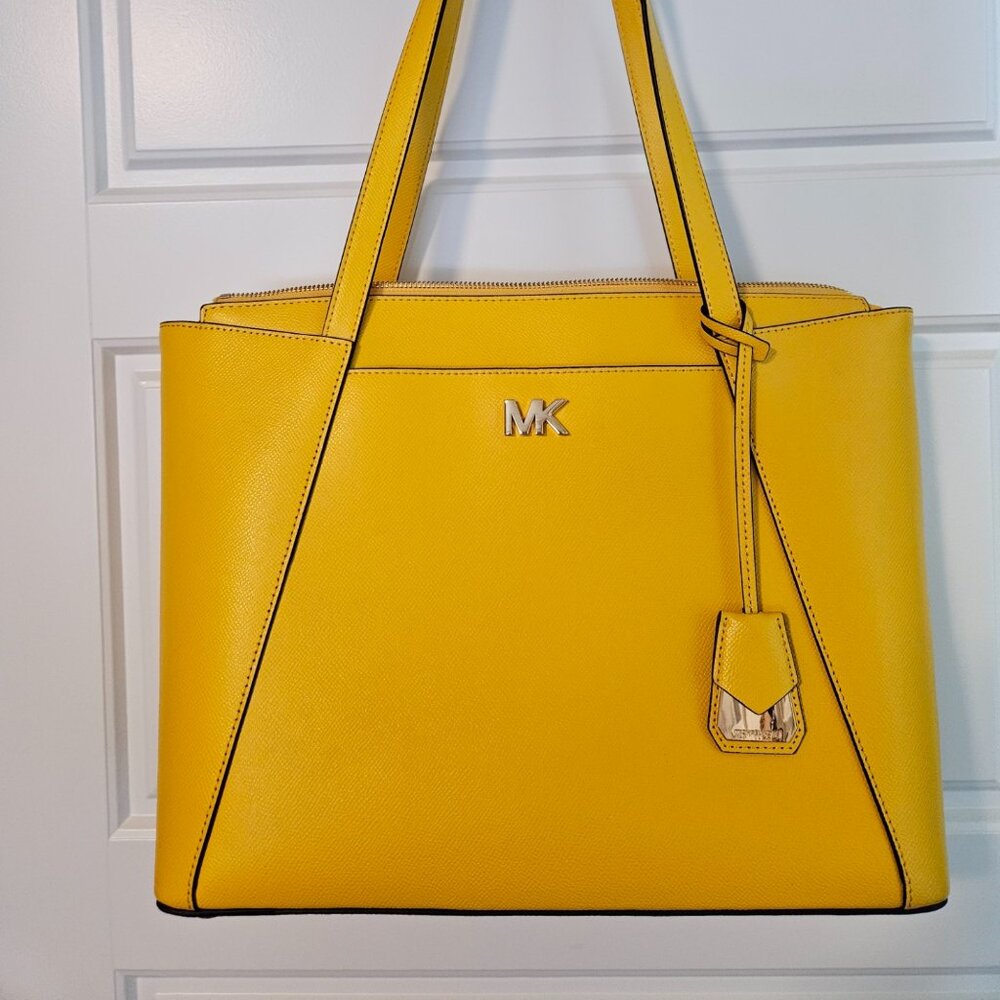 Micheal Kors Yellow Large Shoulder/Tote Bag